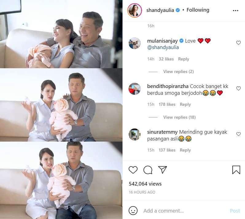 Shandy Aulia dan Gading Marten