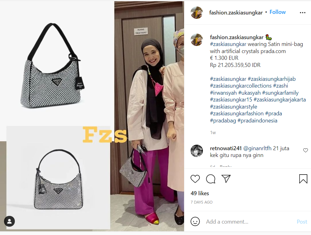 Instagram @fashion.zaskiasungkar