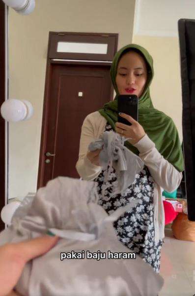 Raniah pakai baju 'haram', reaksi awal Sahil Mulachela bikin heboh.