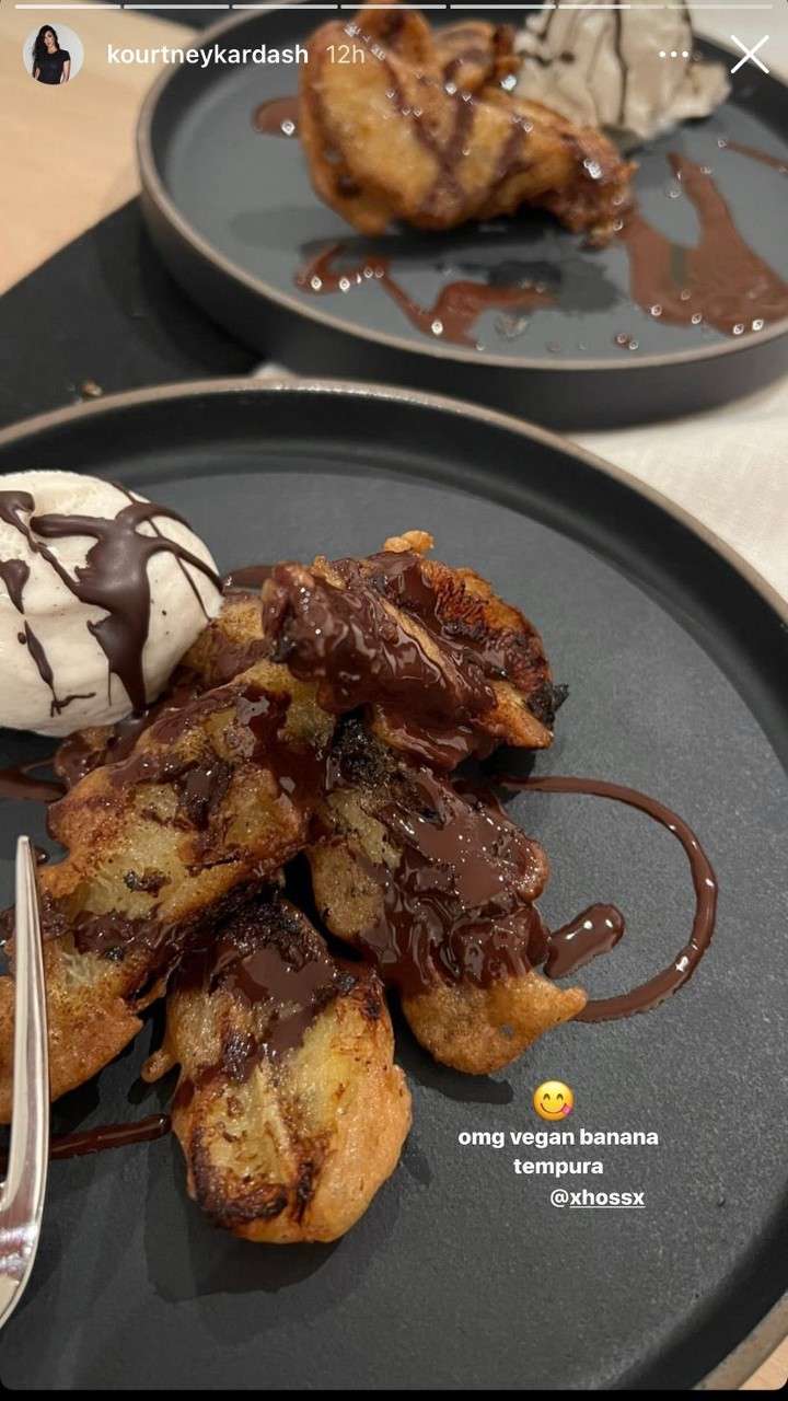 vegan banana tempura