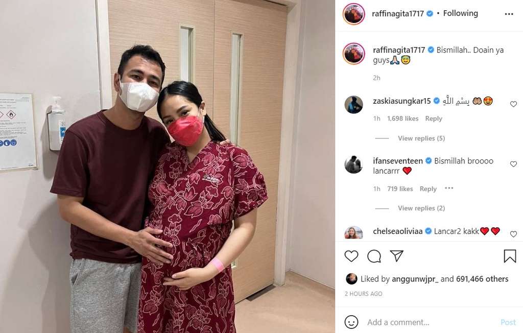 Jelang lahiran Nagita Slavina