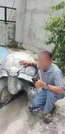Kakek diterkam buaya yang dikiranya patung.