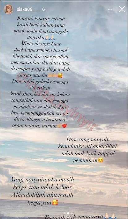 Curhatan Siska pengasuh Gala