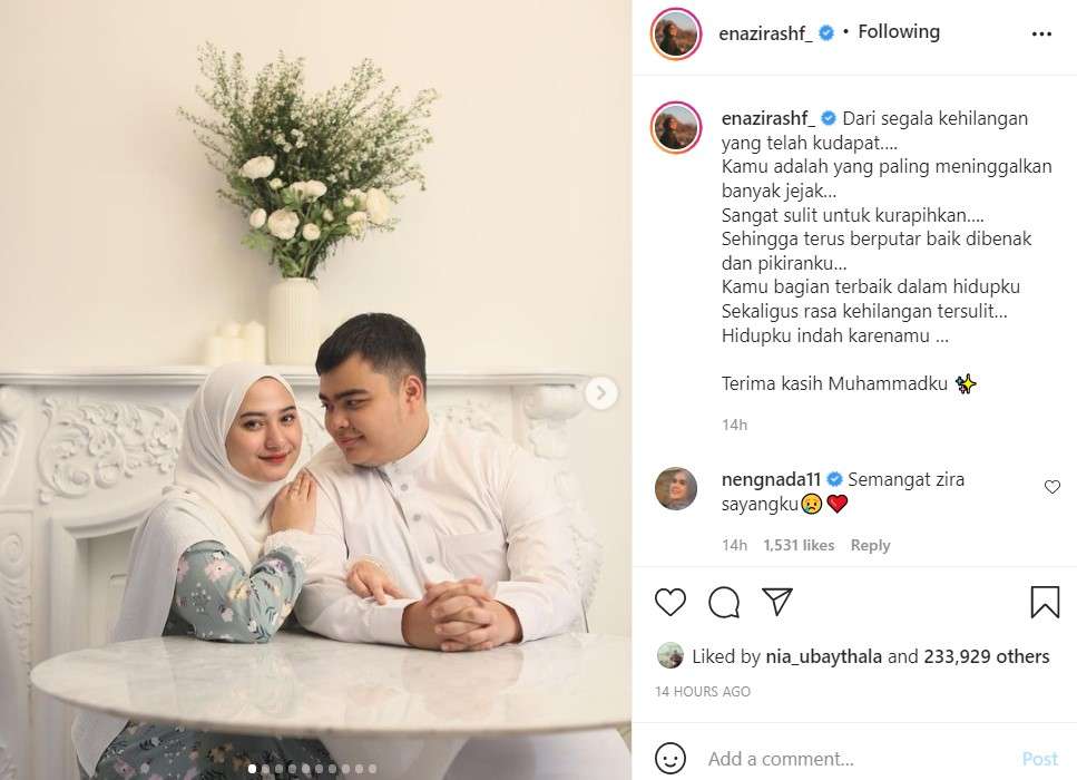 Curhatan Nadzira istri Ameer Azzikra