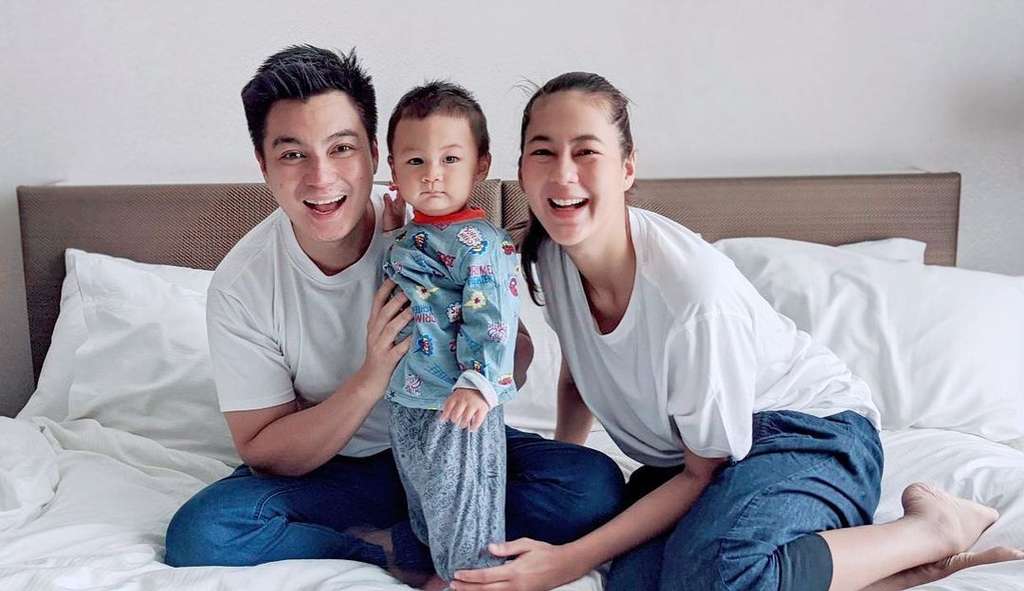 Baim bersama Kiano dan Paula