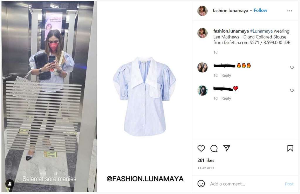 Mirror Selfie Luna Maya