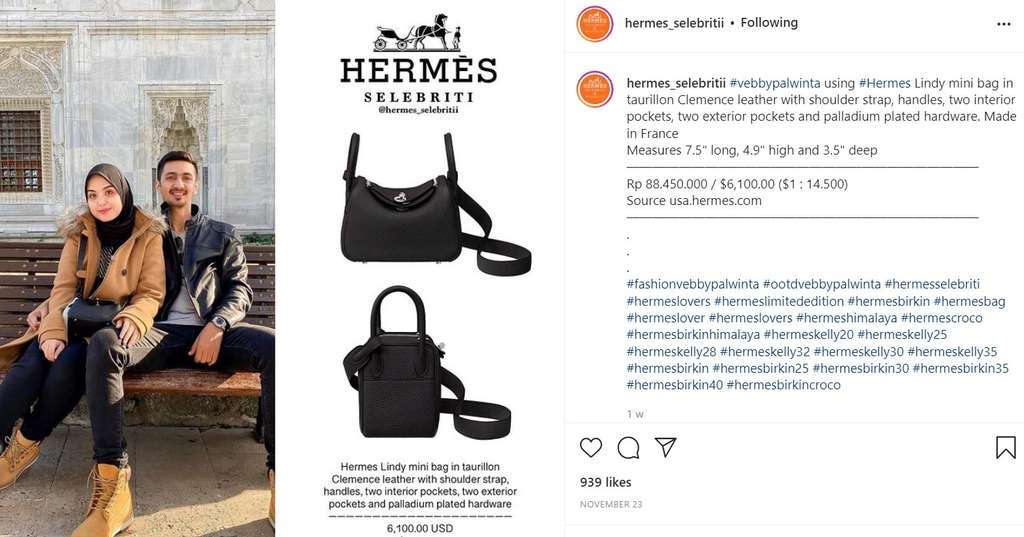 tas hermes vebby