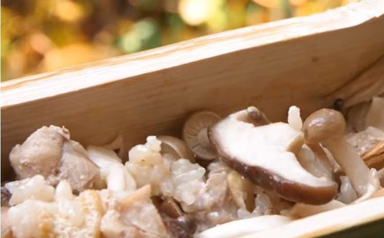 Nasi jamur bambu Nasi jamur bambu