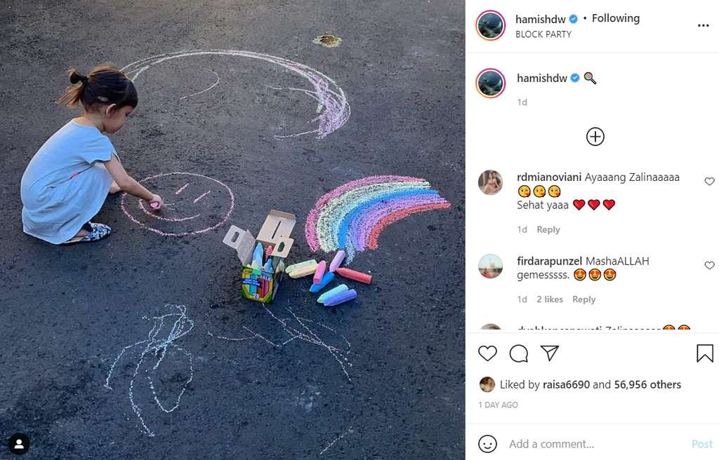 Zalina putri Hamish dan Raisa