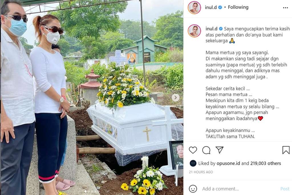 Inul dan Adam Suseno berduka