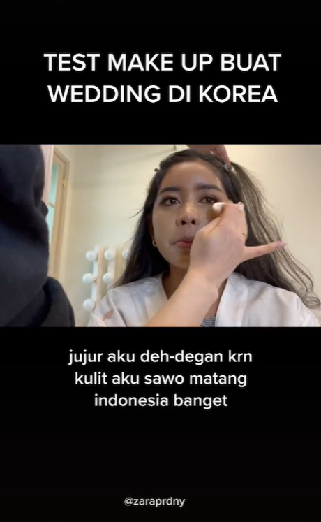 Test Makeup Wedding di Korea