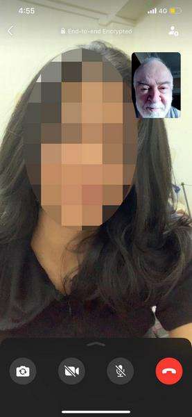 Tangkapan layar percakapan pelajar dengan pacar yang pantas jadi kakeknya.