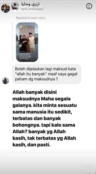 Penjelasan Taqy Malik