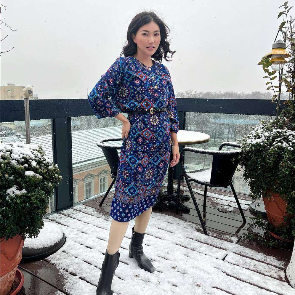 Sarwendah di tengah salju