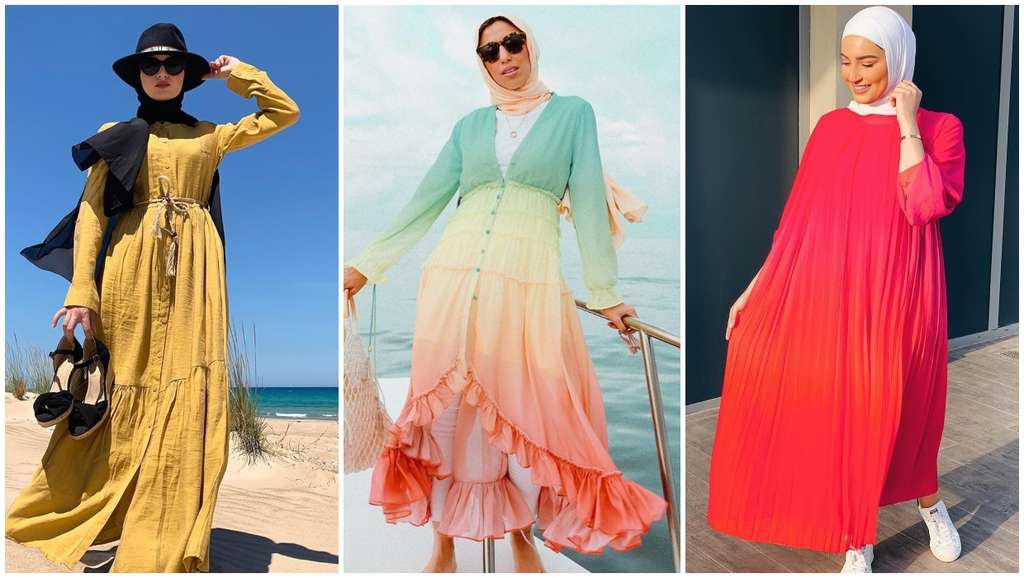 Maxi dress hijab
