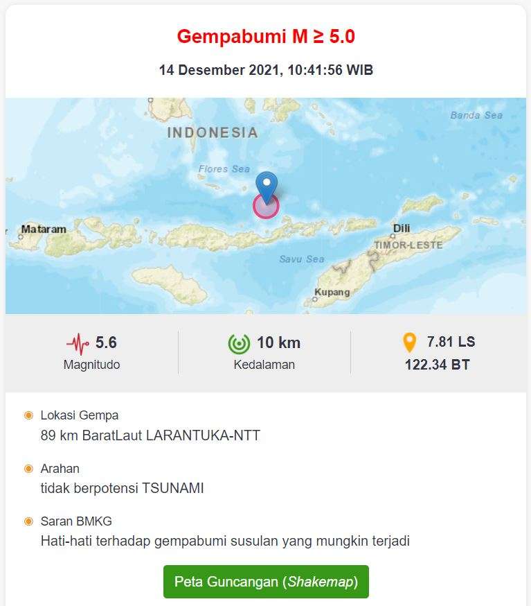 Gempa NTT