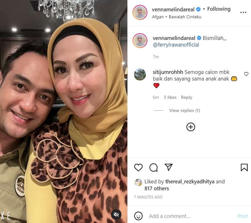 Venna Melinda dan Ferry Irawan