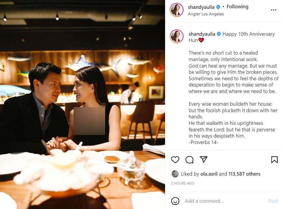 Shandy Aulia dan David Herbowo