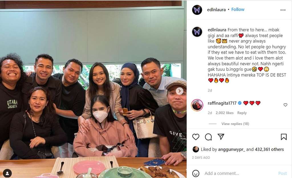 Postingan Terakhir Laura Anna