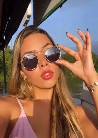 Foto terakhir model dari Brazil yang dikirim ke ibu sebelum ditemukan tewas di sungai.