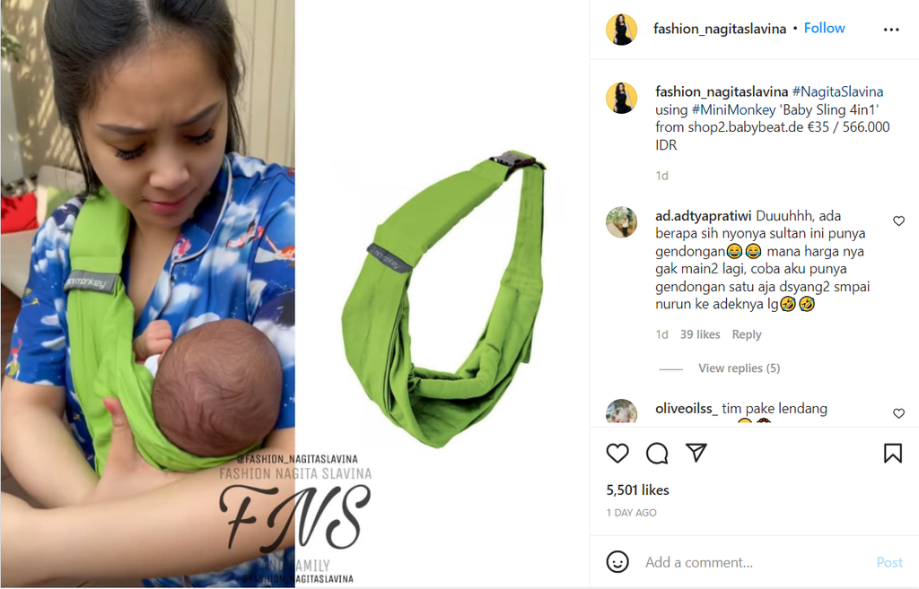 Instagram @fashion_nagitaslavina