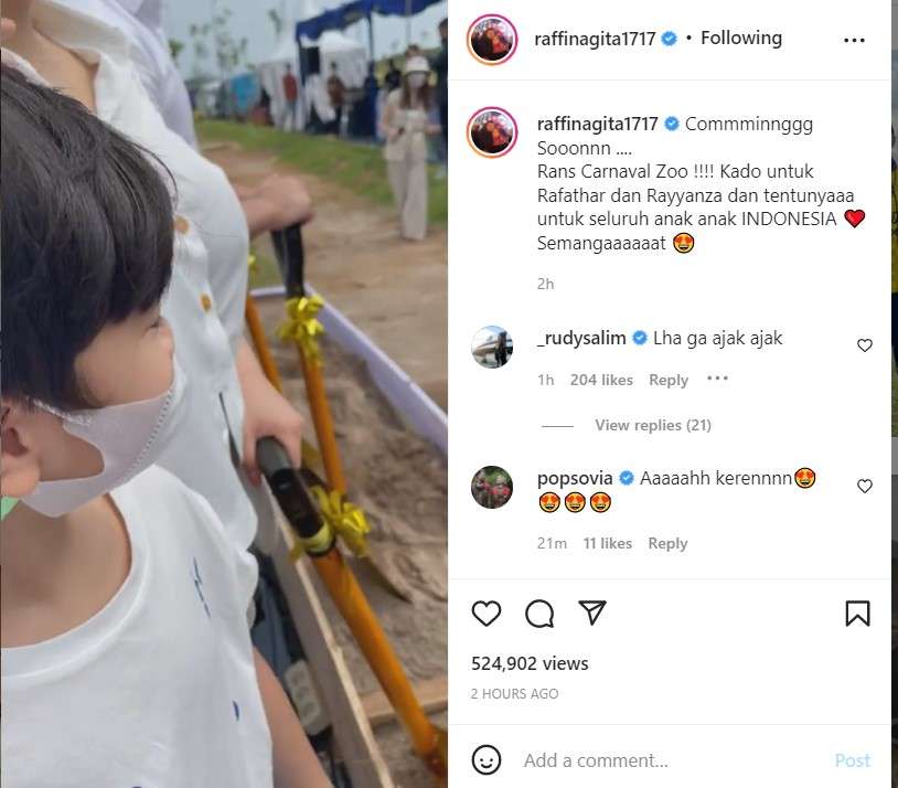 Raffi Ahmad Bangun Rans Carnaval Zoo Raffi Ahmad Bangun Rans Carnaval Zoo