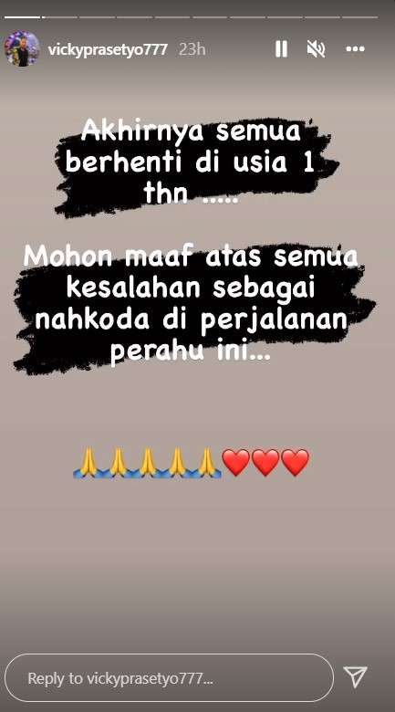 Unggahan Vicky prasetyo