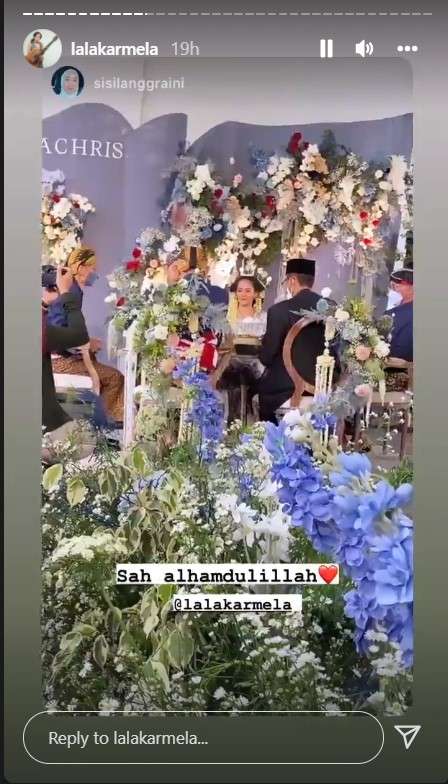 Lala Karmela sah menikah
