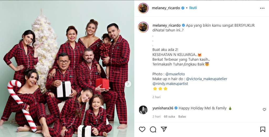 Unggahan Melaney Ricardo