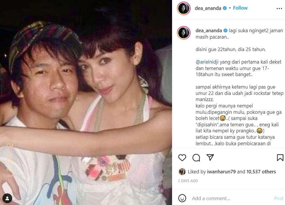 Dea Ananda dan suami