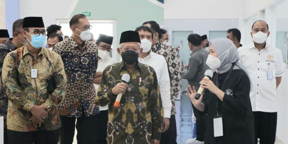 Wapres Ma'ruf Amin Kunjungi Pabrik Paragon