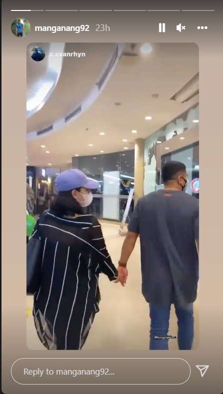Aprilio Manganang pamer pacar baru
