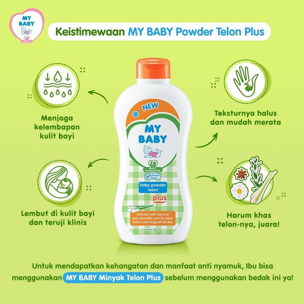 Ciptakan Mood Segar & Nyaman untuk Si Kecil, MY BABY Powder Telon Plus Rahasianya