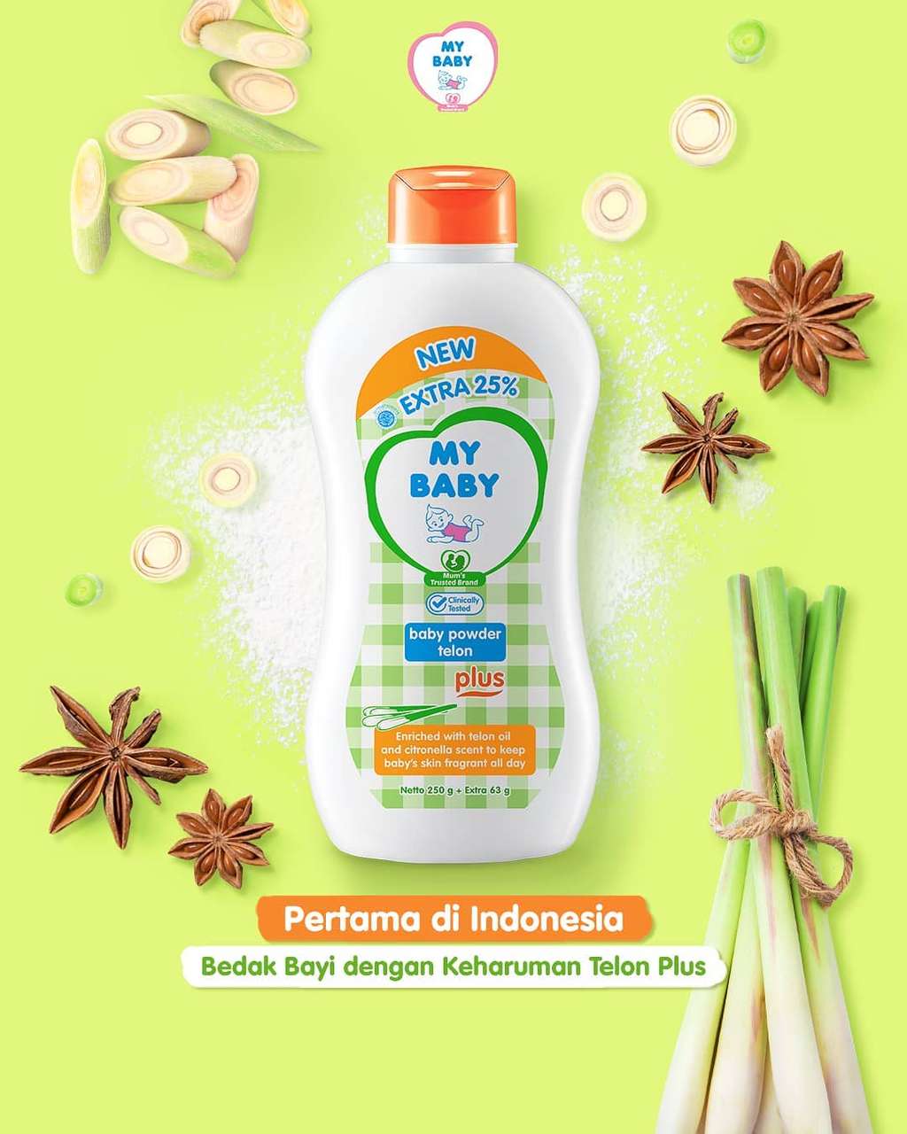 Ciptakan Mood Segar & Nyaman untuk Si Kecil, MY BABY Powder Telon Plus Rahasianya