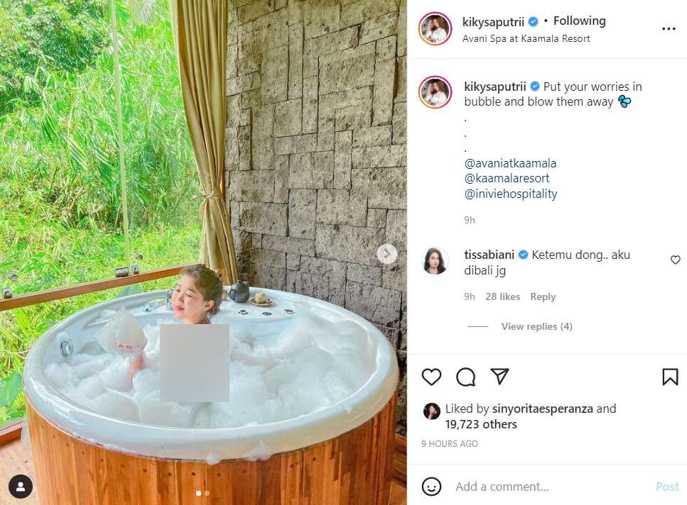 Unggahan Kiky Saputri