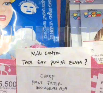 Sindiran keras buat yang suka maling kosmetik di mini market.