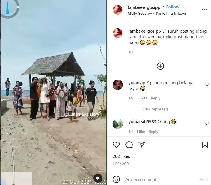 Luna Maya foto bareng fans