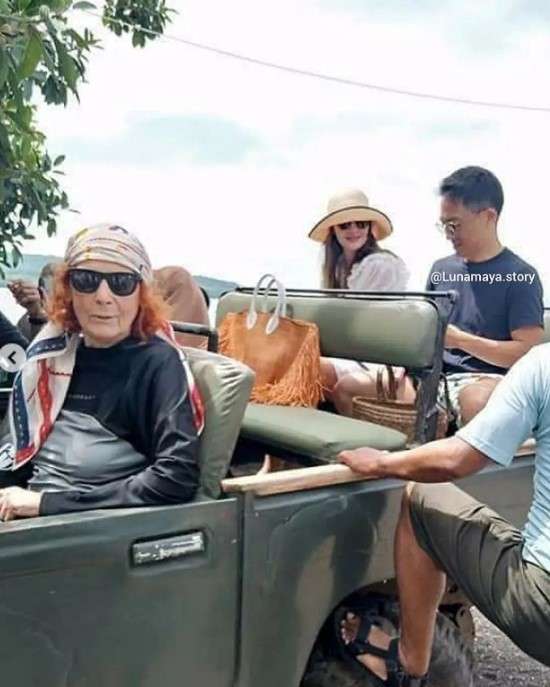 Luna Maya dan Hajimu pria asal Jepang
