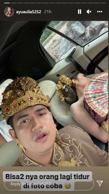 Momen Kebersamaaan Zikry Daulay dan Ayu Aulia