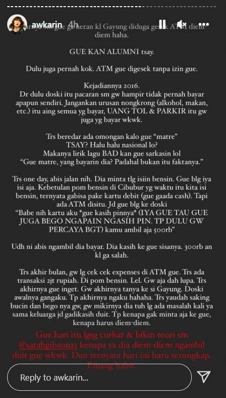 Unggahan Awkarin
