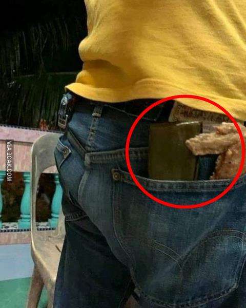 Benda masuk kantong celana ini bikin ngakak sambil geleng kepala.