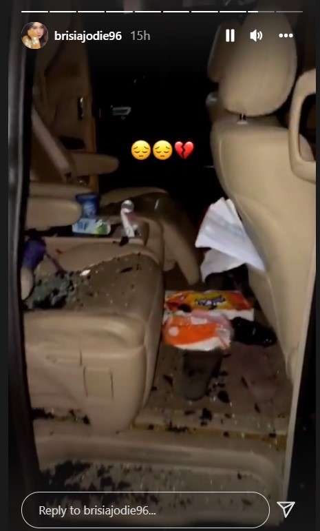 Penampakan mobil Brisia Jodie Dirampok