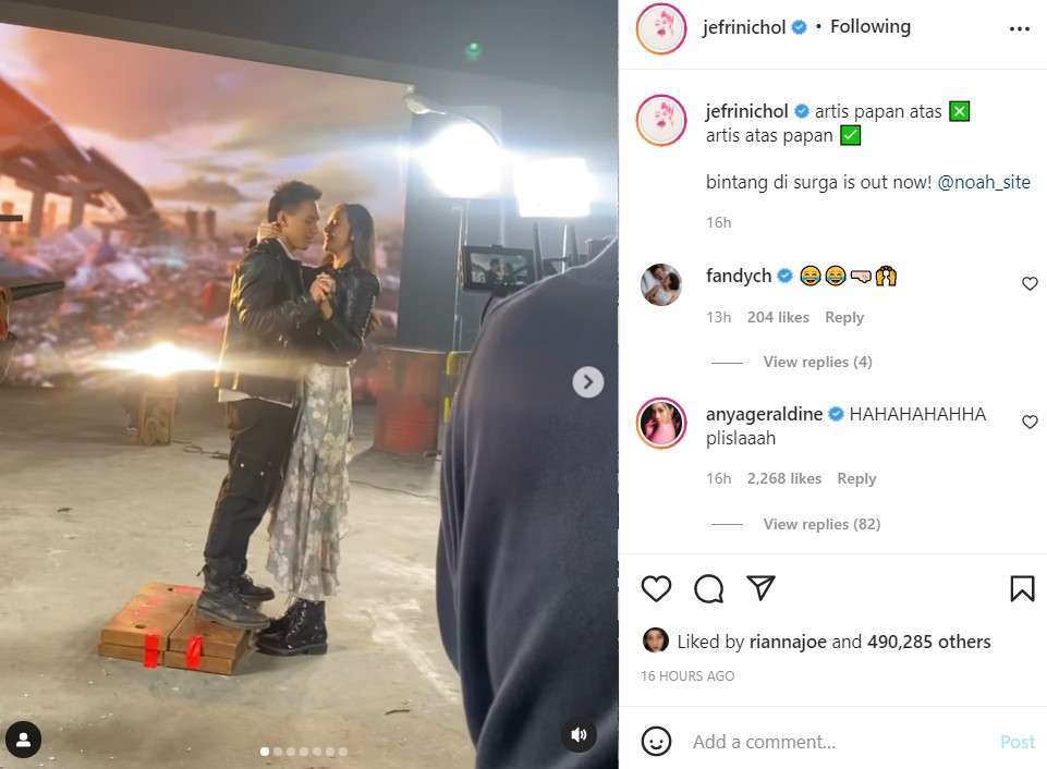 Video Jefri Nichol dan Anya Geraldine