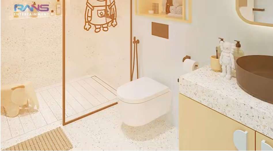 Kamar mandi Rayyanza Malik Ahmad