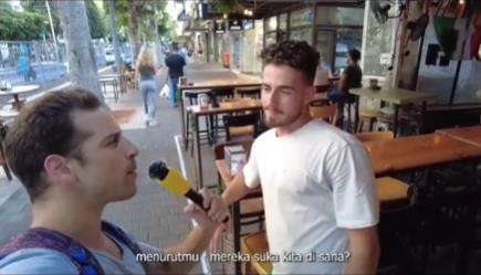 Pendapat orang Israel ketika ditanya tentang Indonesia.