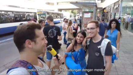 Pendapat orang Israel ketika ditanya tentang Indonesia.