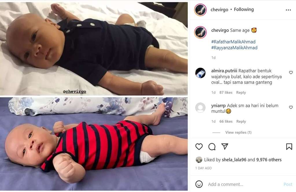 Rayyanza dan Rafathar  Malik Ahmad