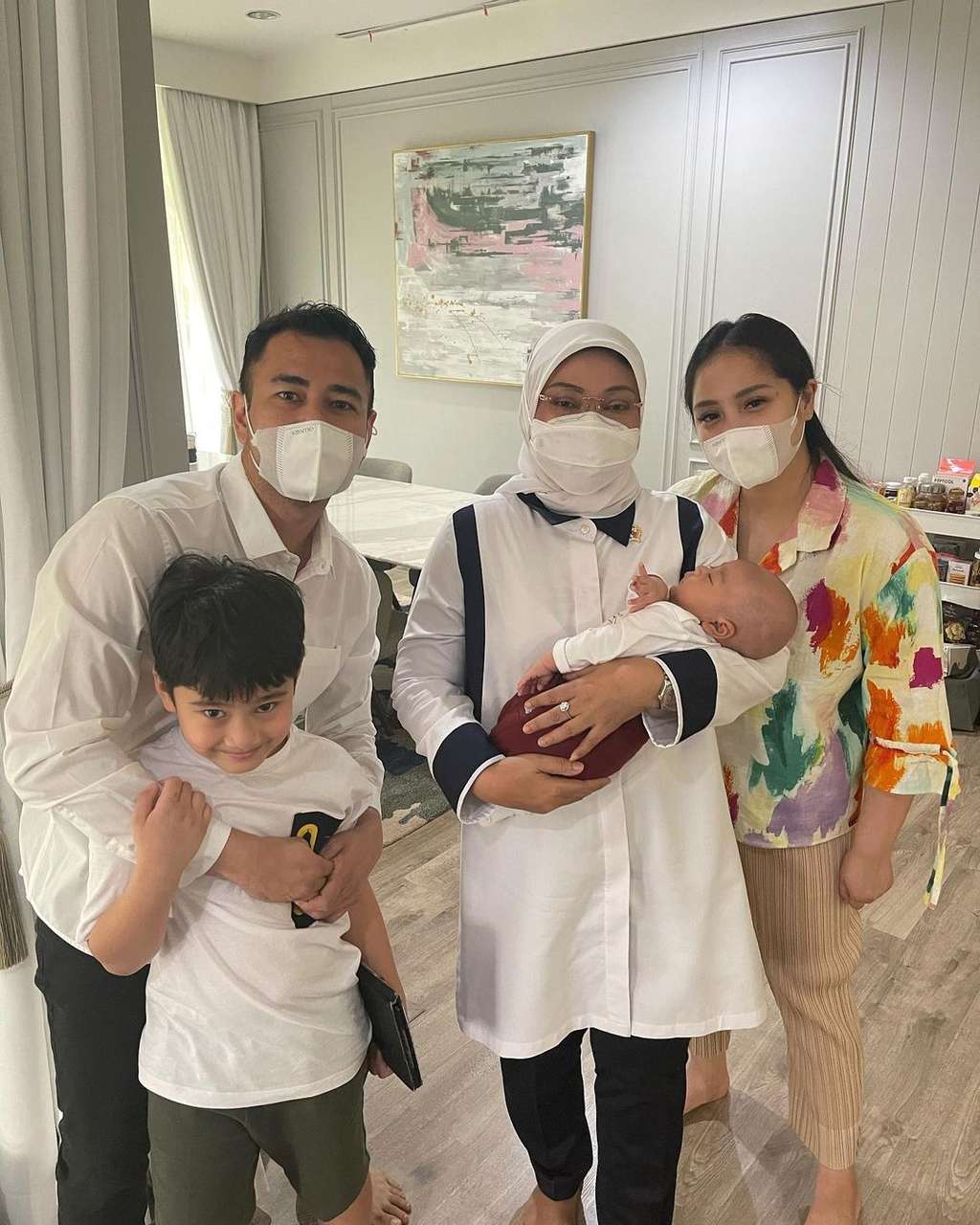 Keluarga Rans bersama Menteri Ketenagakerjaan