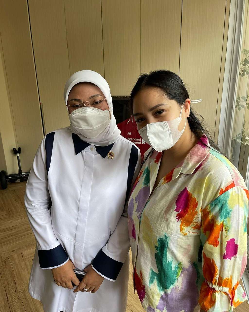 Gigi bersama Menteri Ketenagakerjaan