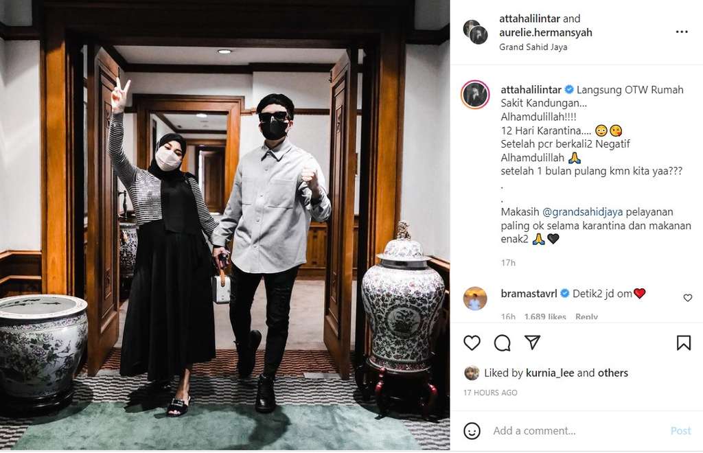 Unggahan Atta Halilintar